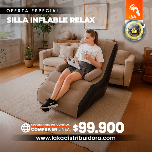 SOFA INFLABLE AMPLIO Y COMODO