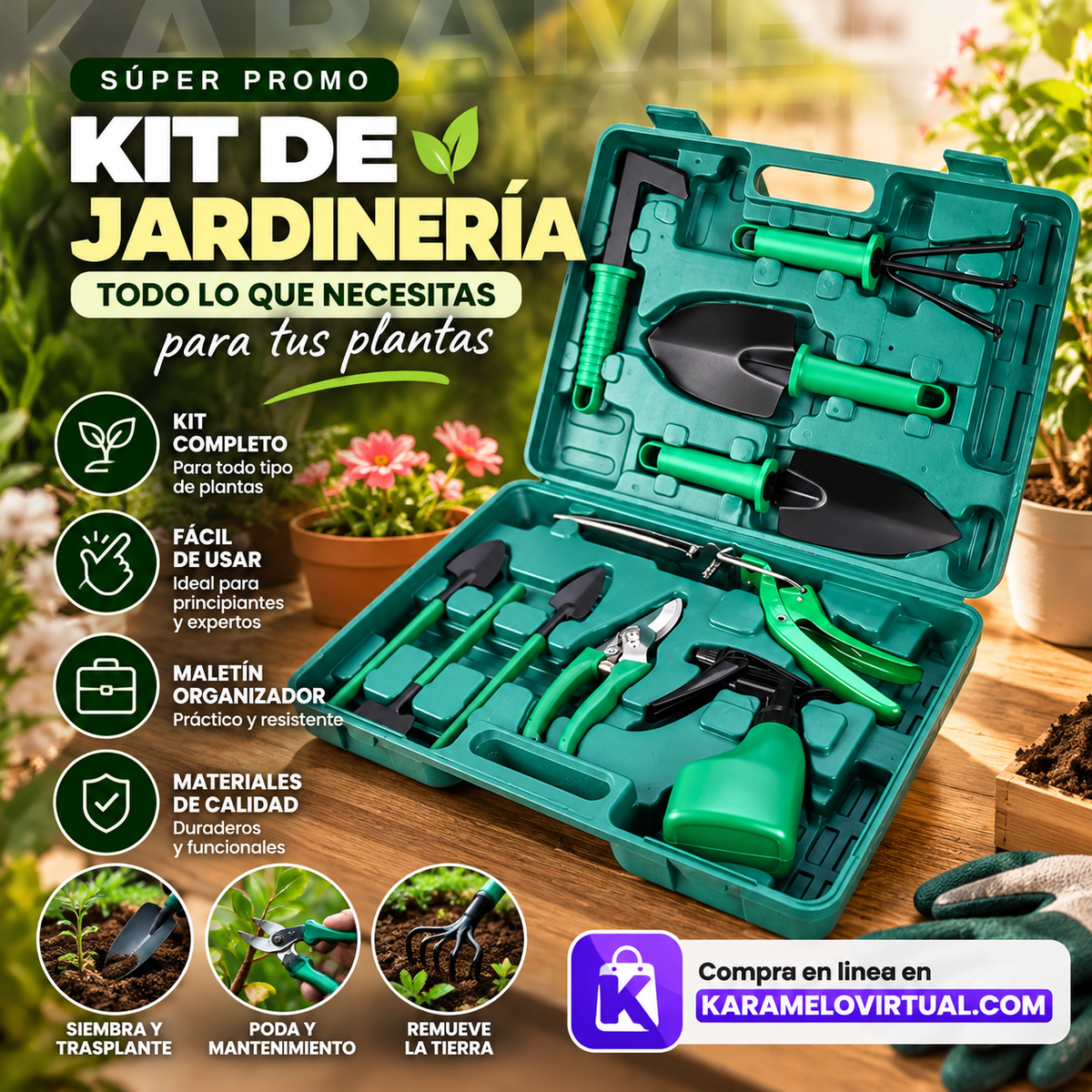 KIT DE JARDINERIA