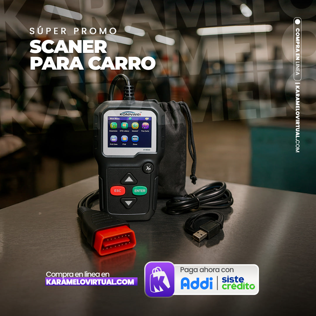 Lector de Códigos OBDII OM121 – Diagnóstico Automotriz – Karamelo Home
