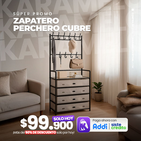 ZAPATERO PERCHERO CON CAJONES