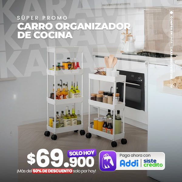 CARRO ORGANIZADOR DE COCINA